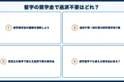 留学の奨学金で返済不要はどれ？給付型15選と高校生・語学留学向けを解説【2026年最新】