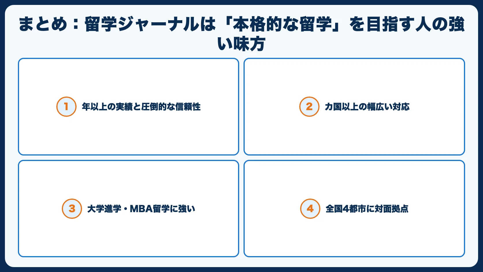 まとめ：留学ジャーナルは「本格的な留学」を目指す人の強い味方